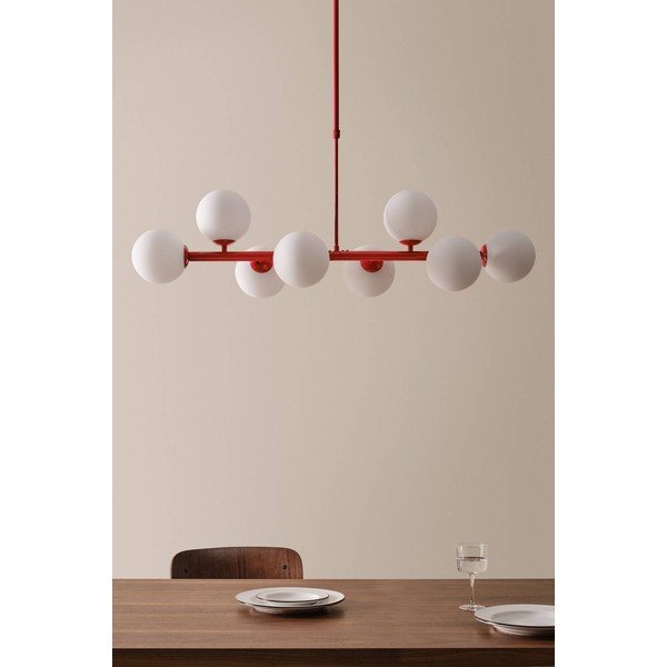 Punane/valge opaalklaasist laevalgusti 30x104 cm Ekman - Jotex-image-2