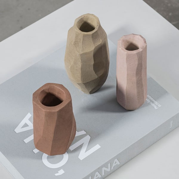 Roosa polüresiinist vaas (kõrgus 15,5 cm) Nuki - Mette Ditmer Denmark-image-3