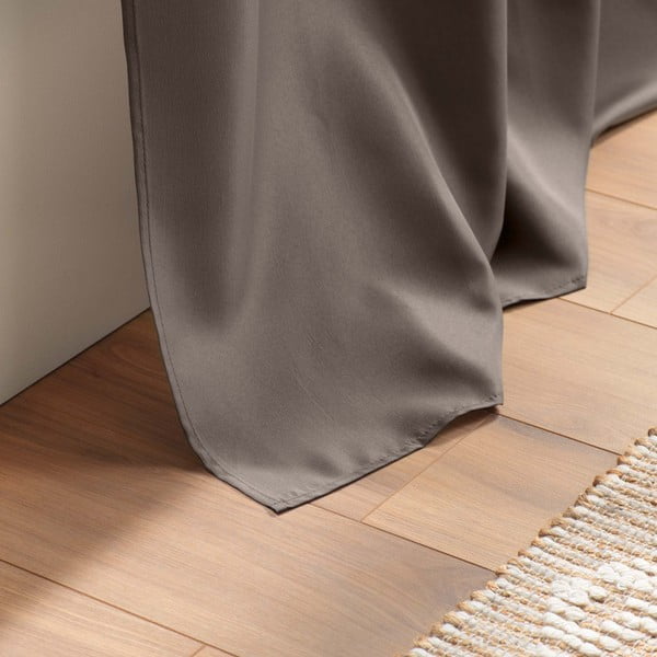 Pruun kardin 140x260 cm Essentiel - douceur d'intérieur-image-3