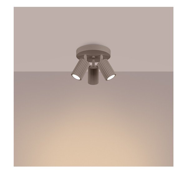 Hallikaspruun metallist kohtvalgusti Gleam - Sollux-image-1