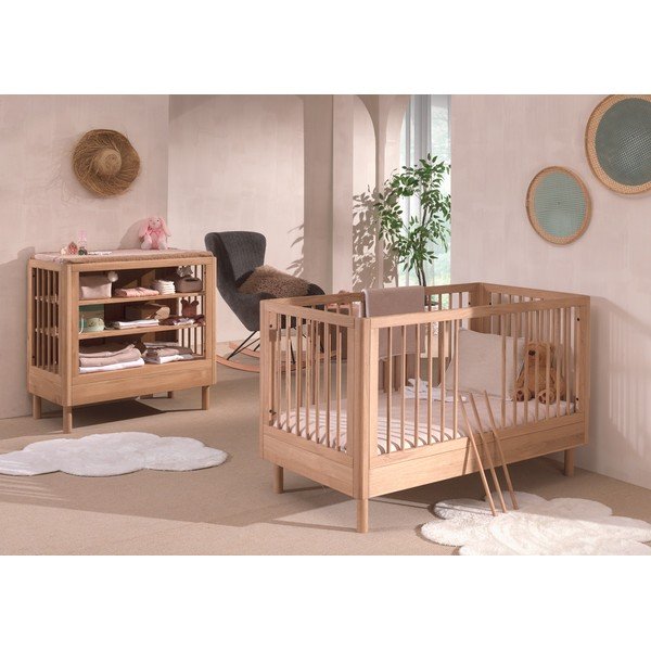 Tammepuidust lastemööbli komplekt 2 tk Forrest - Vipack-image-1