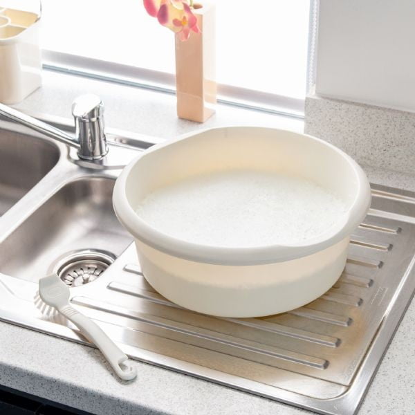 Kreemjas ümmargune plastmassist lavor , ø 34 cm - Addis-image-1