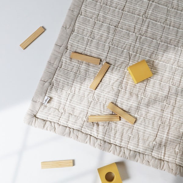 Kreemjas beebi mängumatt Anna - Nattiot-image-1