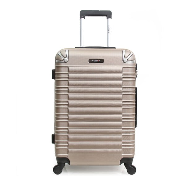 Béžový cestovní kufr na kolečkách Bluestar Lima, 60 l
