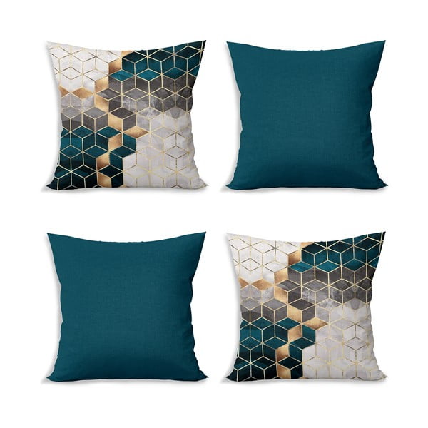 Padjapüürid komplektis 4 43x43 cm Optic - Minimalist Cushion Covers