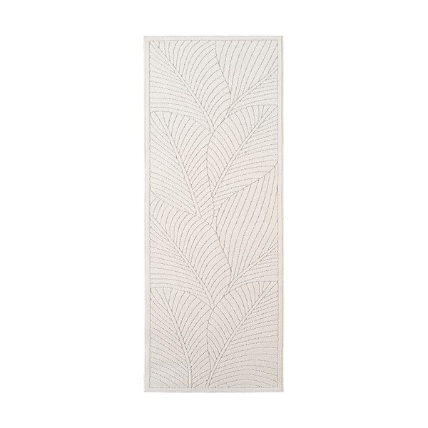 Kreemikas sise- ja välistingimustes kasutatav jooksja 80x250 cm Nova 1203 - Ayyildiz Carpets
