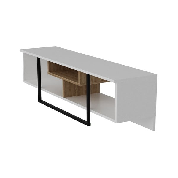 Valge telerilaud tammepuust 149x40 cm Asal - Kalune Design-image-2