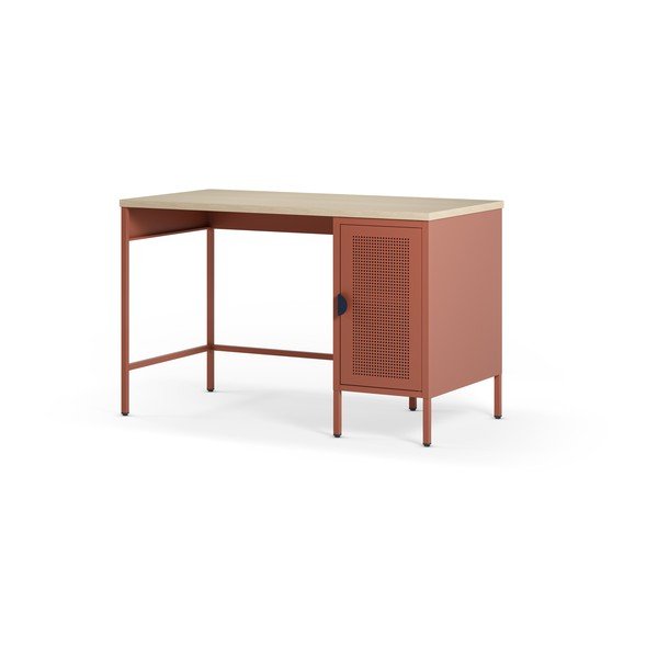 Töölaud tammepuust pealispinnaga 60x120 cm Sayla - Marckeric-image-3