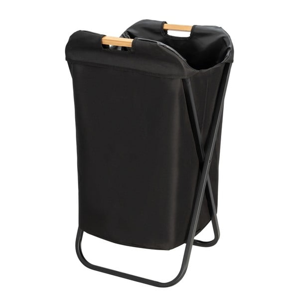 Must kokkuklapitav pesupesemisnõuete prügikast Loft - Wenko-image-3