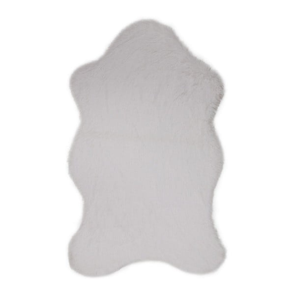 Bílý koberec z umělé kožešiny Tavsantuyu White, 100 x 160 cm