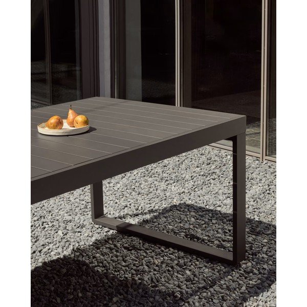 Metallist aia söögilaud 100.5x220 cm Galdana - Kave Home-image-4