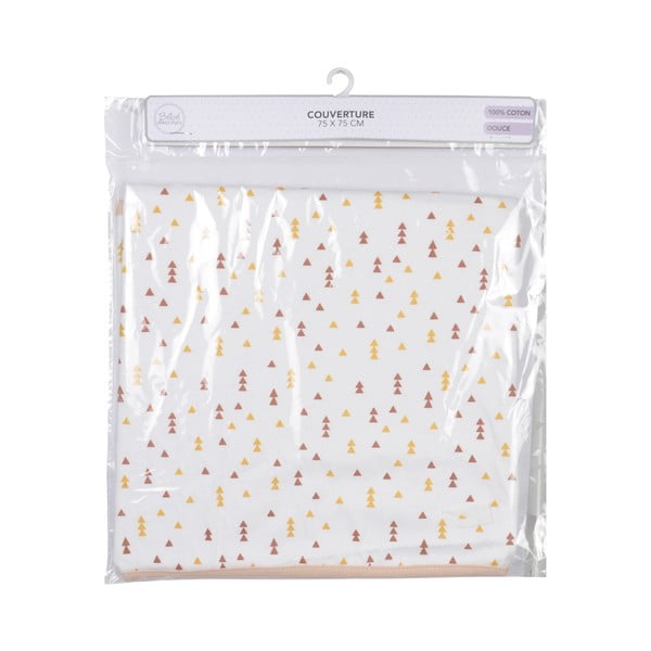 Valge puuvillane laste tekk 75x75 cm Forest - Bébé Douceur-image-1