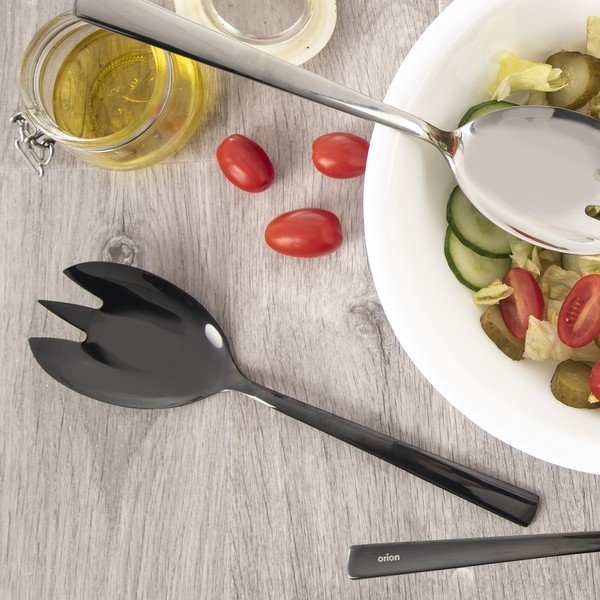 Roostevabast terasest salati söögiriistad Black - Orion-image-1