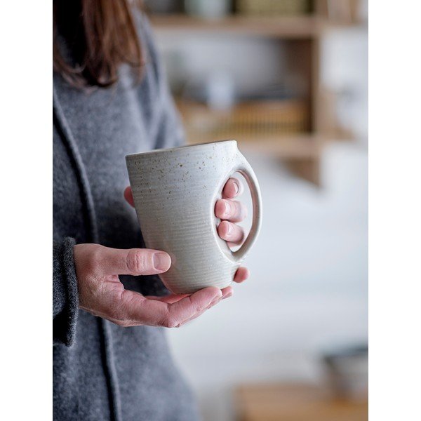 Hall keraamiline kruus 550 ml Taupe - Bloomingville-image-1