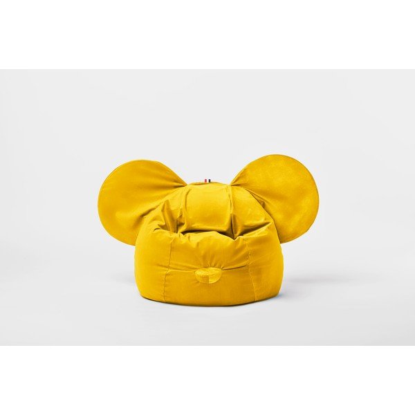 Kollane sametist beebiistme kott Ears - The Brooklyn Kids-image-1