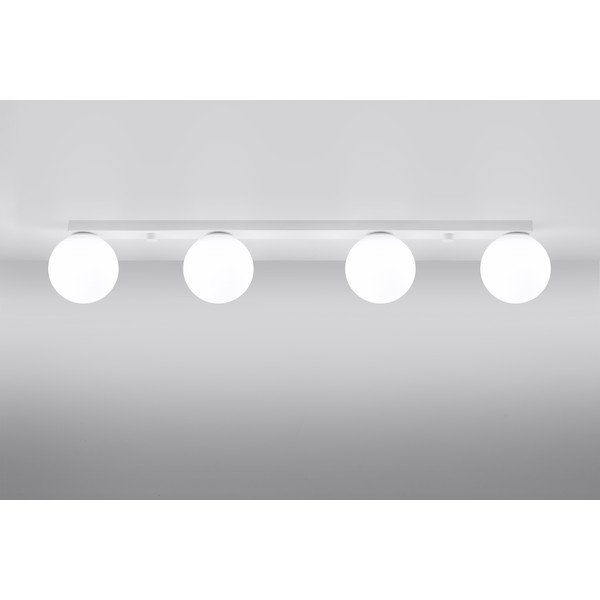 Valge laevalgusti klaasist varjuga ø 12 cm Umerta - Sollux-image-2