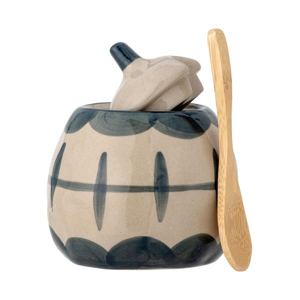 Kivinõudest piimakannude ja suhkrukaussi komplekt Allium - Bloomingville-image-2