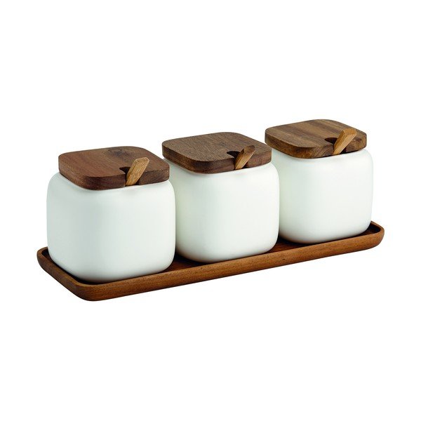 Portselanist suhkru/soola purgid 3tk komplektis Essentials - Ladelle