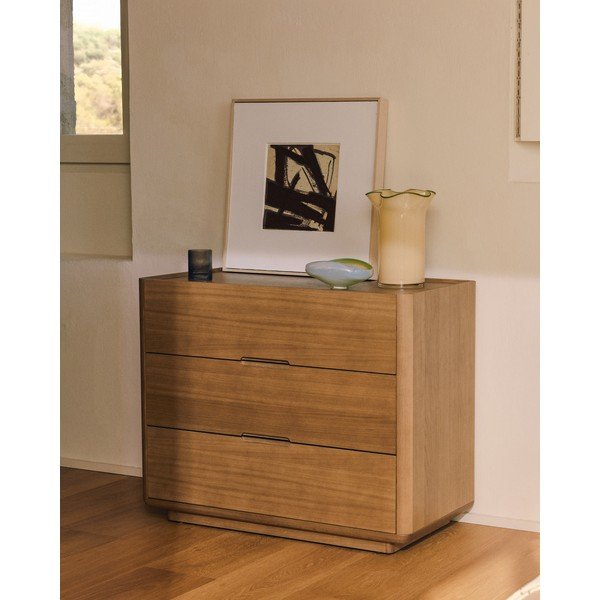 Kollane klaasist vaas (kõrgus 31 cm) Endasi - Kave Home-image-2