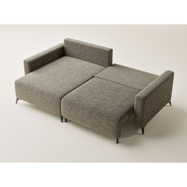 Pruun šenilldiivanvoodi/panipaigaga nurgadiivan (vasak nurk/diivanvoodiga) Leon - Maison de Rêve-image-3