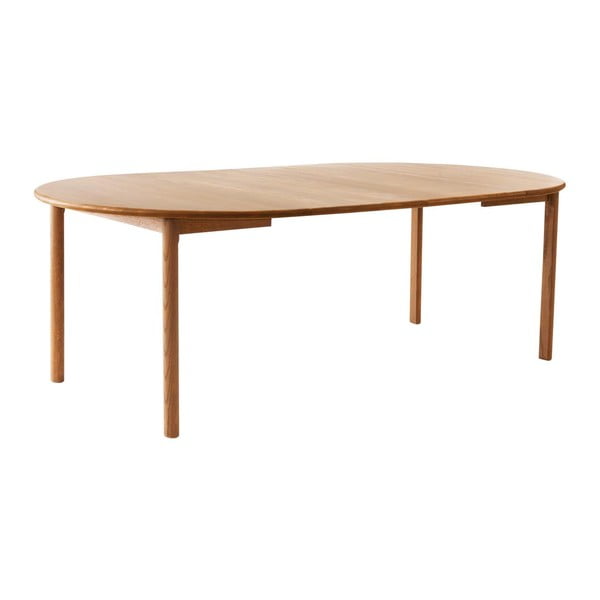 Ümmargune kokkupandav söögilaud lisaplaadiga ø 120 cm Noor - Hammel Furniture-image-3