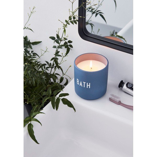 Lõhnastatud sojavahaküünal Vannituba Blue Bath - Design Letters-image-1