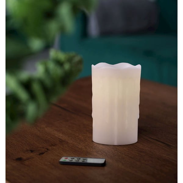 LED-küünal puldiga Drip, kõrgus 12,5 cm Dripwax - DecoKing