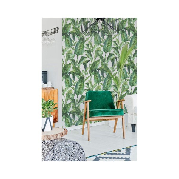 Tapeet seinale , 50 x 280 cm Leaves - Dekornik-image-2