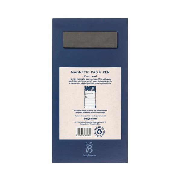 Magnetiline märkmik koos pliiatsiga , 70 lehekülge - Busy B-image-4