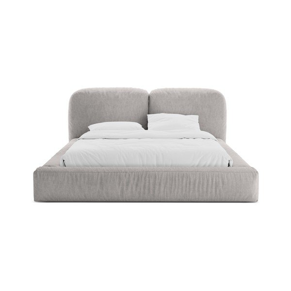 Helehall polsterdatud kaheinimesevoodi koos panipaiga ja voodipõhjaga 160x200 cm Martina - Micadoni-image-4