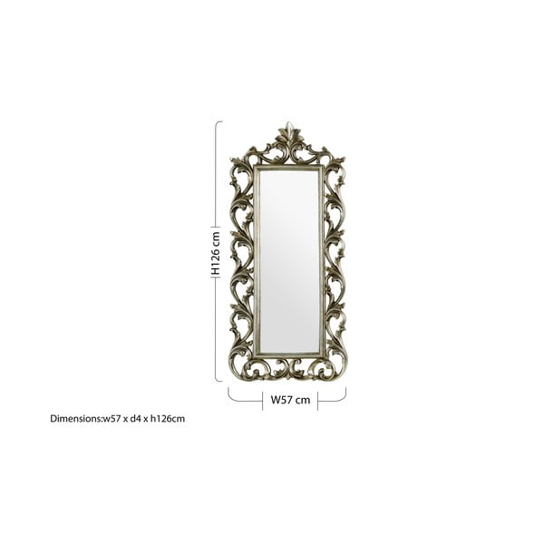 Seinapeegel 57x126 cm Champagne - Premier Housewares-image-1