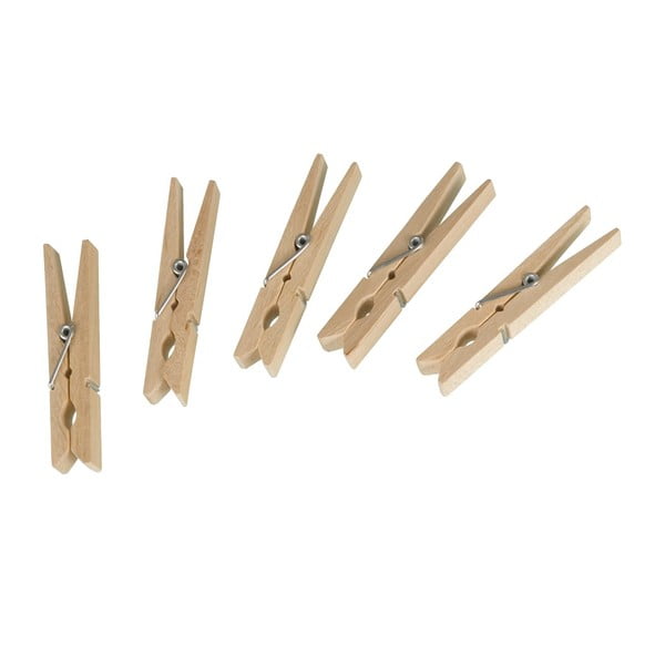 50 puidust riideküünla komplekt Püünised - Wenko-image-2