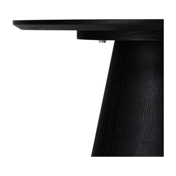 Must tammedekooriga diivanilaud ø 60 cm Tango - Furnhouse-image-3