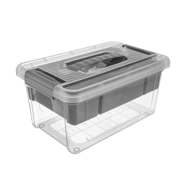 Kaanega plastikust hoiukarp 35x23x17 cm Multi Stormax - Orion