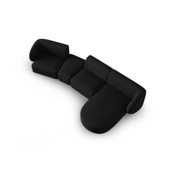 Must šenillist nurgadiivan (parem nurk) Paolo - Milo Casa-image-1