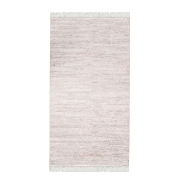 Sametový koberec Deri Dijital Kaluna Powder, 80 x 150 cm