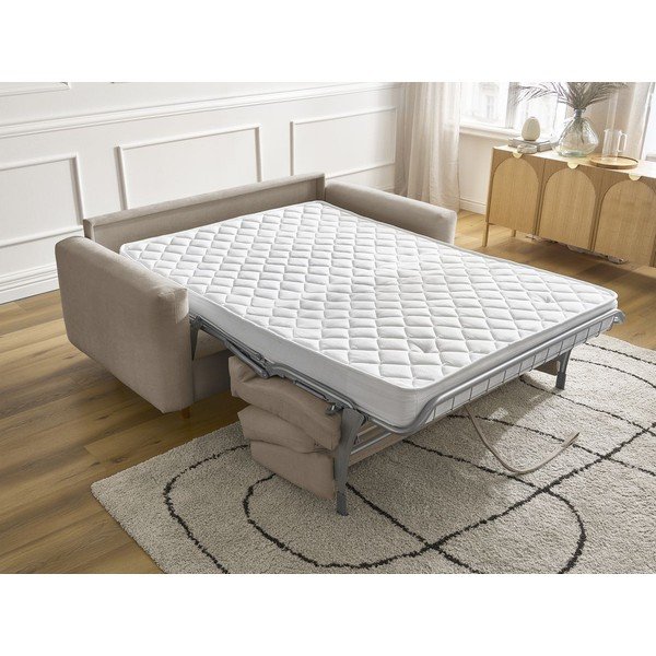 Hallikaspruun diivanvoodi 220 cm Cocoone - Bobochic Paris-image-1