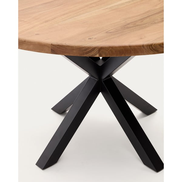 Söögilaud akaatsiapuidust pealispinnaga ø 150 cm Argo - Kave Home-image-4