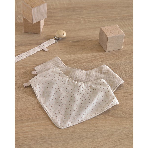 2 orgaanilisest puuvillast tuttide klambritest koosnev komplekt Maren - Kave Home-image-2