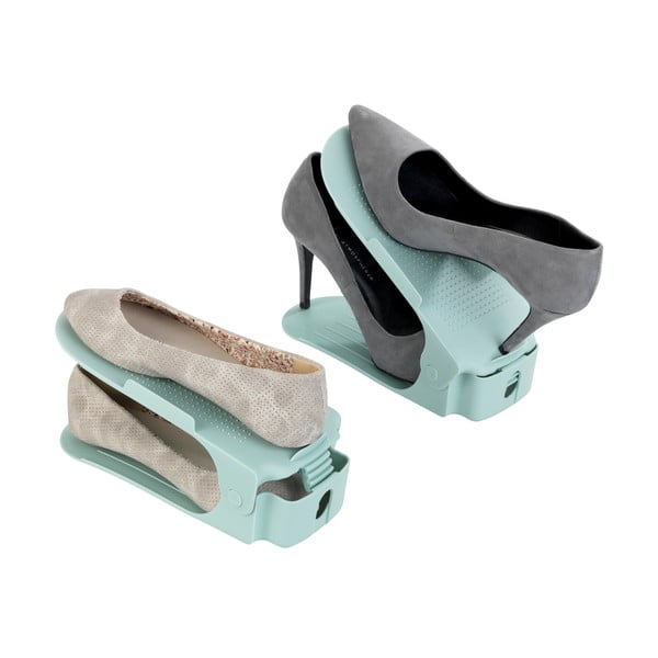 8 türkiissinise reguleeritava jalatsiriiuli komplekt - Wenko-image-4