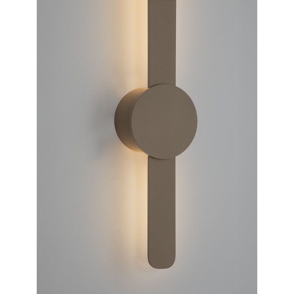 Hallikasbeež alumiiniumist LED-seinavalgusti Norei - Nova Luce-image-1