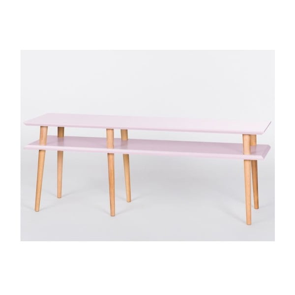 Konferenční stolek Mugo Pink, 119 cm (šířka) a 45 cm (výška)