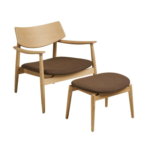 Pruun jalatoega tool Olvera – House Nordic