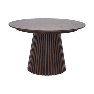 Ümmargune kokkupandav tammespooniga söögilaud ø 120 cm Osaka - House Nordic