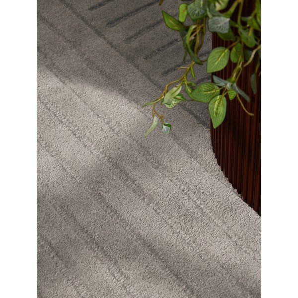 Helehall käsitsi kootud villane ümmargune vaip ø 150 cm Arcura - Vikosa-image-3