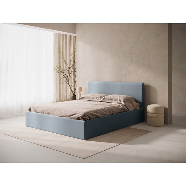 Helesinine polsterdatud voodi peats 190,5x100 cm Remo – Micadoni-image-1