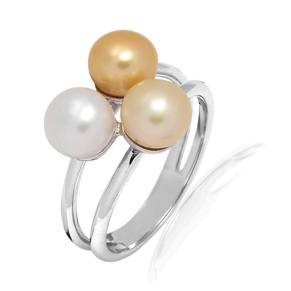 Prsten s perlou Nova Pearls Copenhagen Delphine, vel. 58-image-2