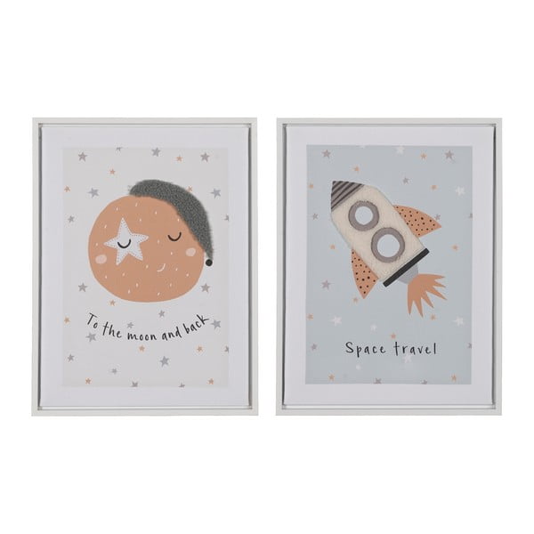 Laste pildid 2tk komplektis 30x40 cm Space - Ixia