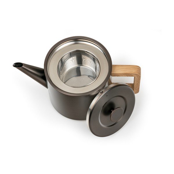 Hall roostevabast terasest teekann koos sõelaga 1,1 l Duet Narvik - Bredemeijer-image-4