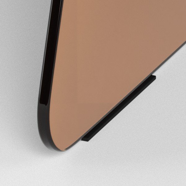 Pruun klaasist ümmargune diivanilaud ø 80 cm Samos - Actona-image-3